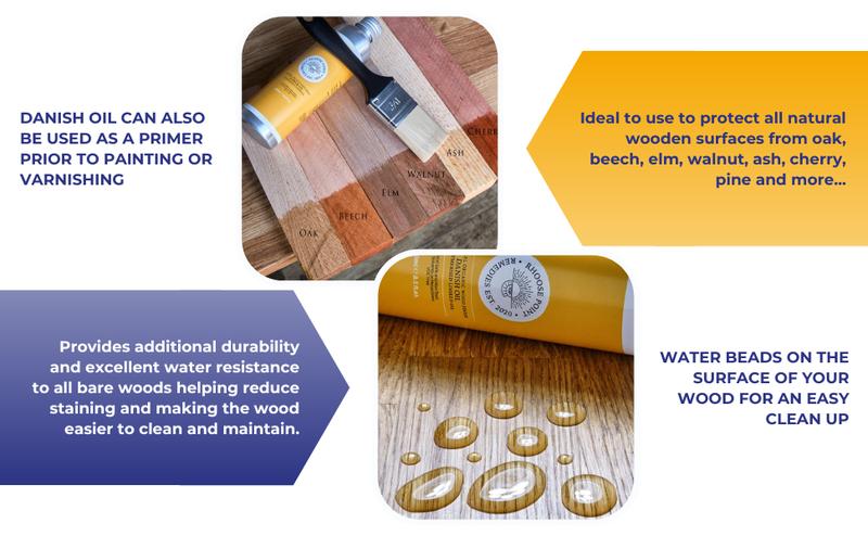 Product Introduction of Danish Oil for Wood by Rhoose Point Remedies Naturally Polymerised Linseed Oil VOC Free & Environmentally Friendly Cutting Board Oil Butcher Block Oil Works as a Stand Oil for Oil Painting Food Safe Wood Sealer for Oil for Oak Table Tops Worktops Floors 41