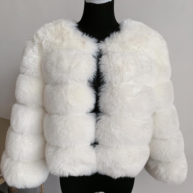 Product Introduction of [2024]Women faux Faux Fur Coat Autumn Winter High Quality Faux Fox Fur Coat fluffy coat fury elegant faux furr 7xl plus size women clothing1 16