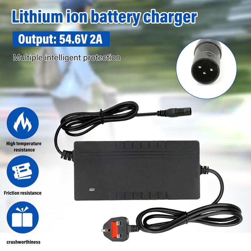 48v charger Li-ion lithium 54.6V for 13 series battery 48volt/RCA Leto/XLR 1