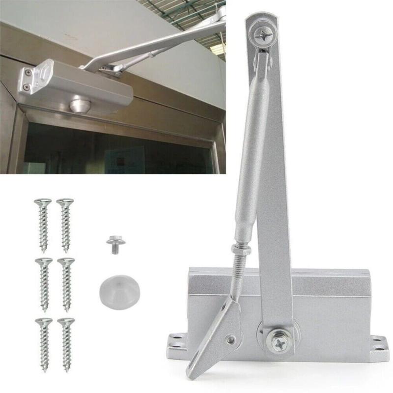 25-45KG Heavy Duty FIRE RATED Overhead Door Closer Opener Softs Close Adjustable 2