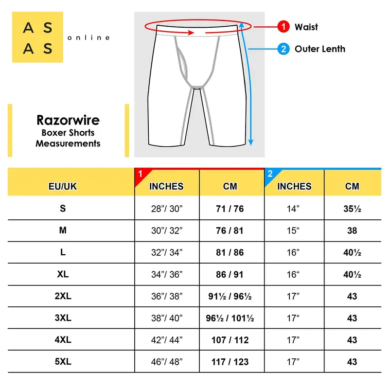 RAZORWIRE Ultimate Omega Mens Boxers 3 Pack Boxer Shorts Stretch Soft Fitted Trunks Underwear Longer Leg  Sports 5