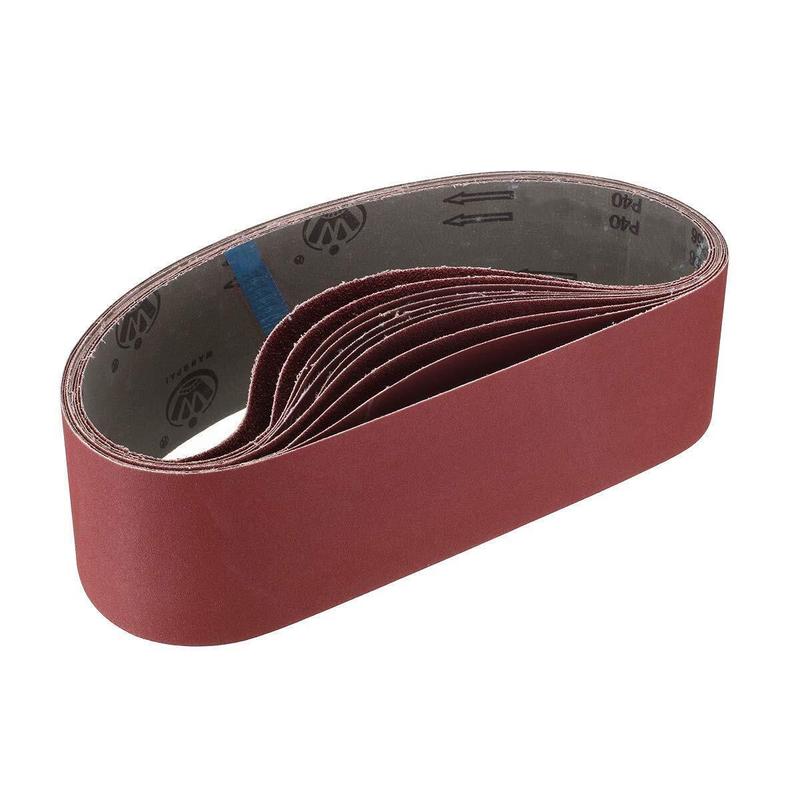 Product Introduction of 10Pack Sanding Belts 915X100mm Mixed Grade 60/80/120/150/240 Bosch Makita Sander 25
