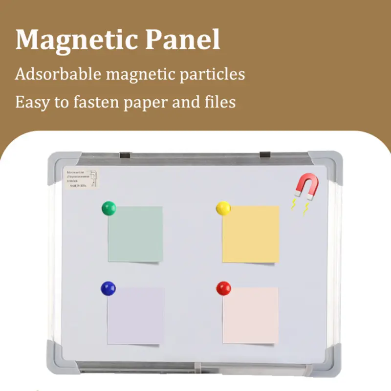 MAGNETIC WHITEBOARD SMALL LARGE WHITE BOARD DRY WIPE NOTICE OFFICE SCHOOL HOME 4