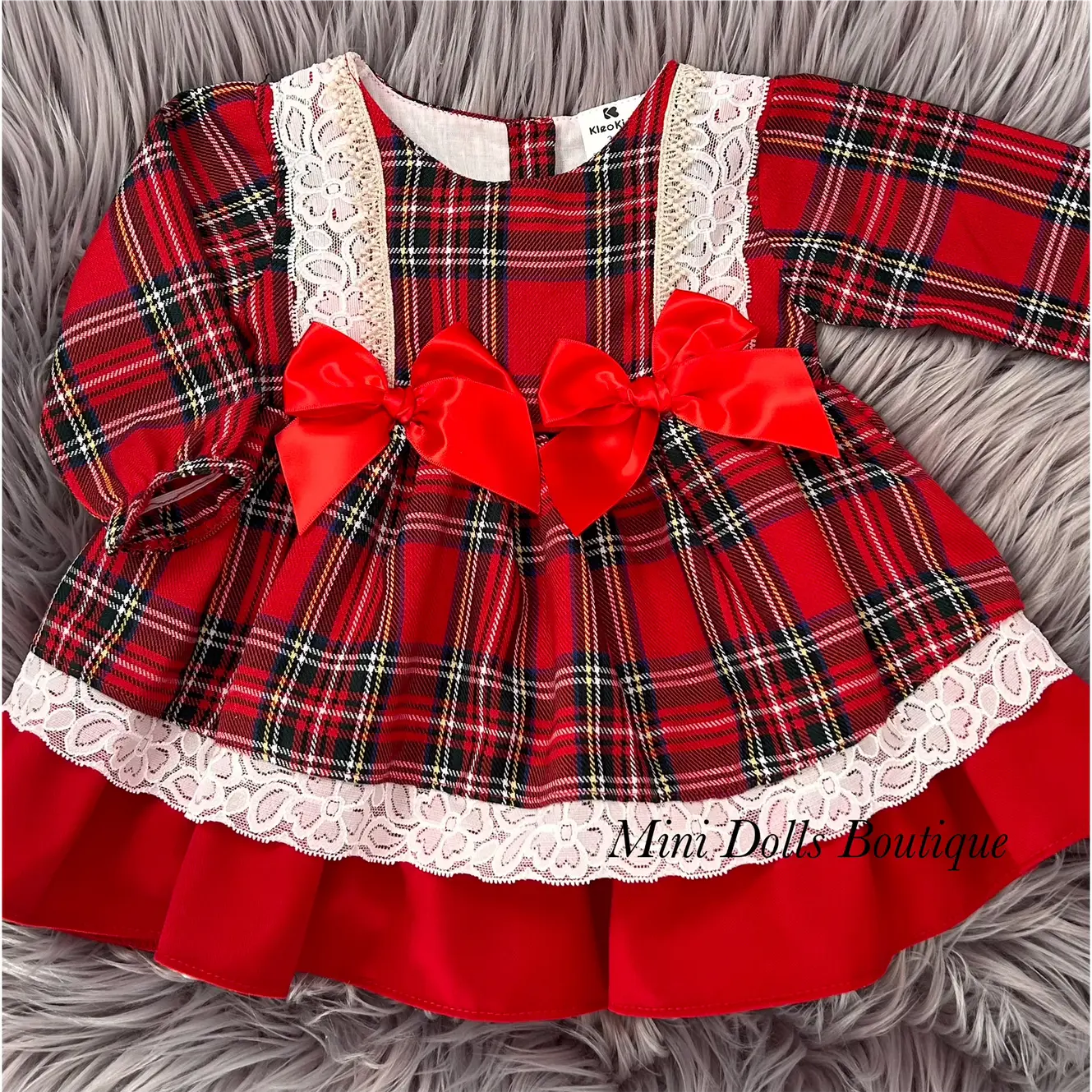 Tartan Lace Dress