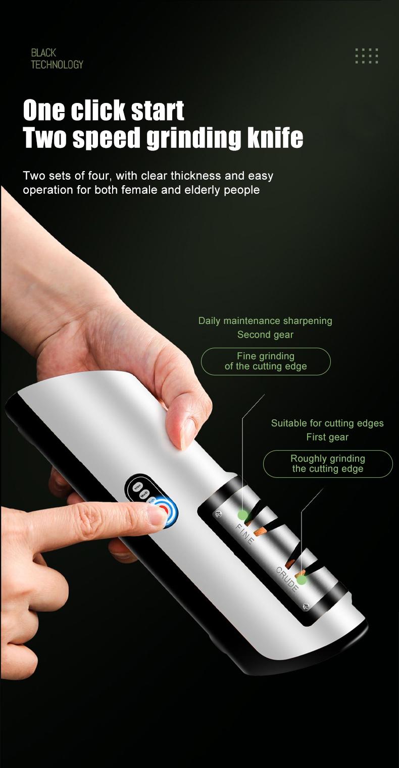 Product Introduction of Professional USB Electric Knife Sharpener 4