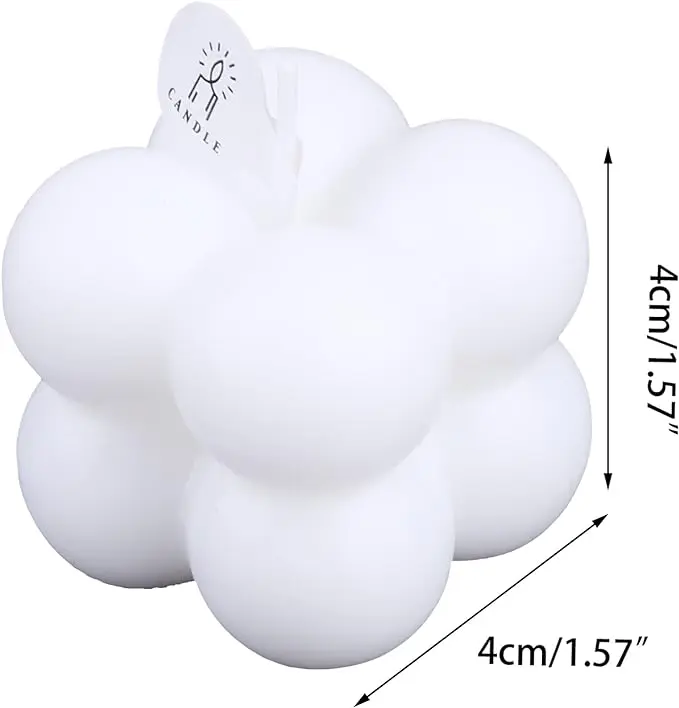 Small Scented Candle Mini Cube Bubble Shaped Candles for Home Bedroom Wedding Festival Party Decoration. #cashwaxmelts #cash #wax #Melts Aroma Gift Pack Deodorant Fragrance Household Ornaments Freshener Perfume 4