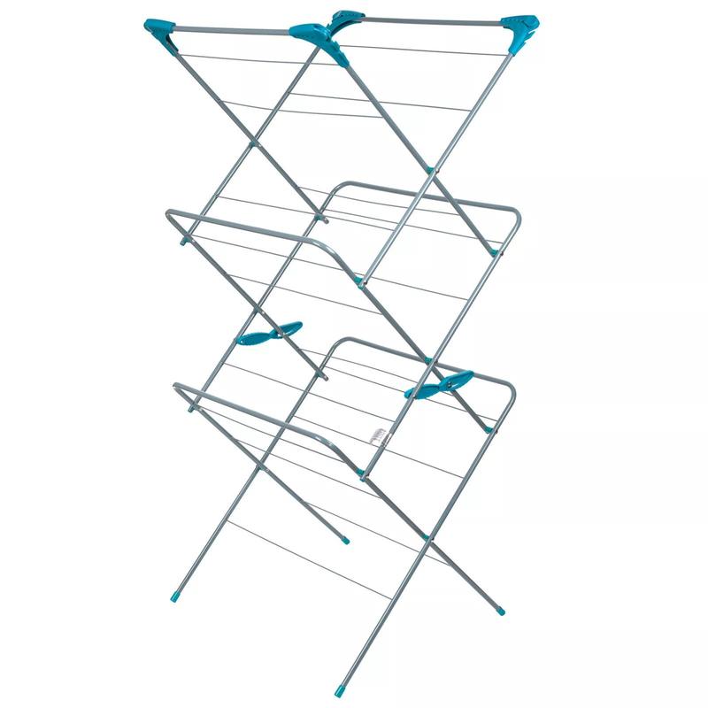 3 Tier Airer Clothe Drying Rack Clothe Horse Indoor & Outdoor Non Slip 12M/ 14M 2