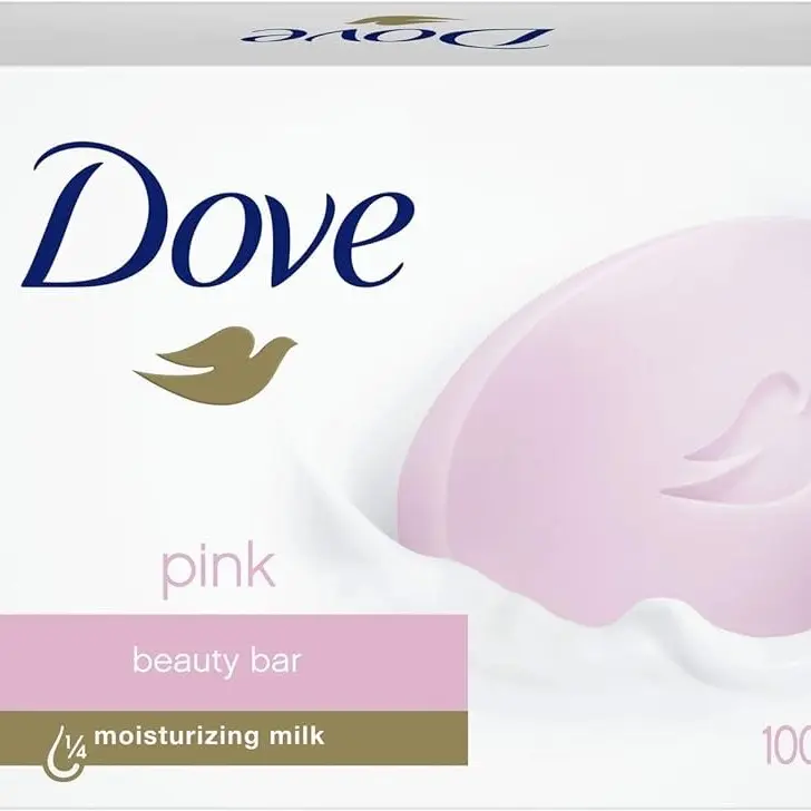 Dove Pink Beauty Bar Gentle Cleanser Moisturising 100g - 4/8/12 Pack