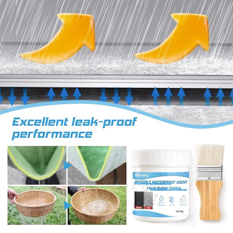 Transparent Waterproof Coating Agent for Indoor and Outdoor Joints, Cracks and Leaks - Super Strong Waterproof Insulation Sealant 4