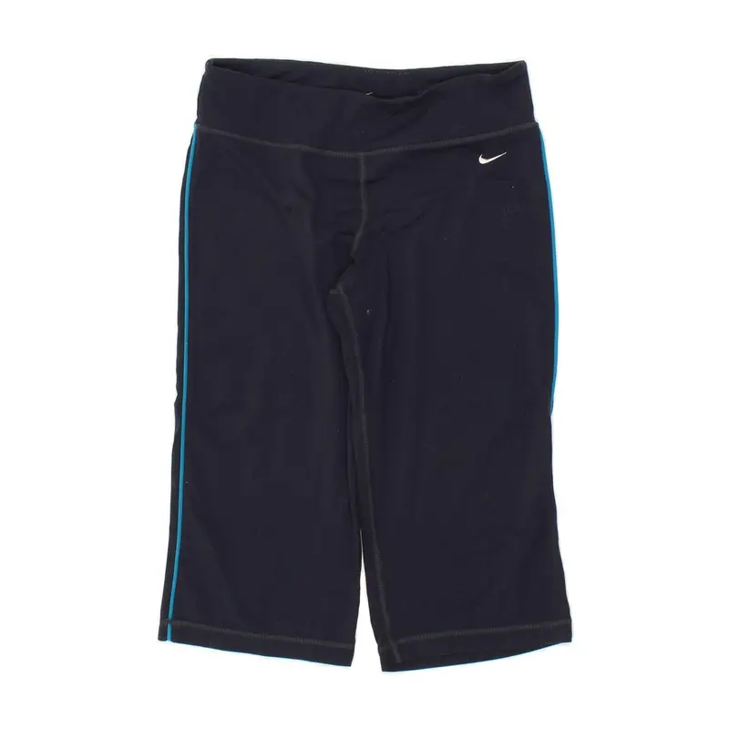 Pre-Owned Vintage NIKE Womens Dri Fit Bermuda Sport Shorts UK 14 Medium  Navy Blue Nylon 0