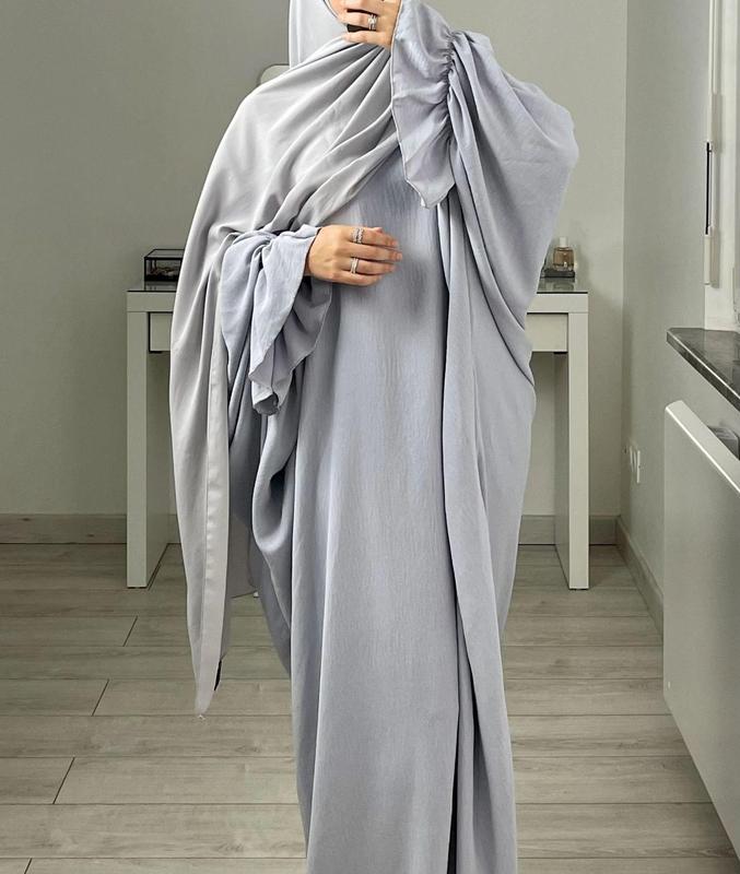 HASASERIES HS0996 1pcs Solid Color Abaya Dress regular sleeve casual dress  abaya abaya navy  blue elegant  abayas open  abaya abaya  women modesty  clothing embellished  abaya 6