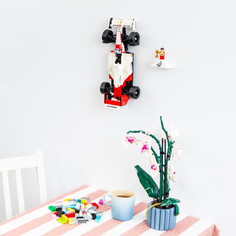 Brickify Wall Mount for Lego Icons McLaren MP4/4 & Ayrton Senna | Easy to Install | Showcase Your Model | Made in The UK | Lego Set NOT Included 5