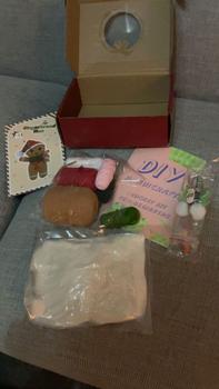 Product Review of Gingerbread Man Design Crochet Starter Kit, 1 Set DIY Gingerbread Knitting Set for Beginners, Christmas Eve Box from b**2 0