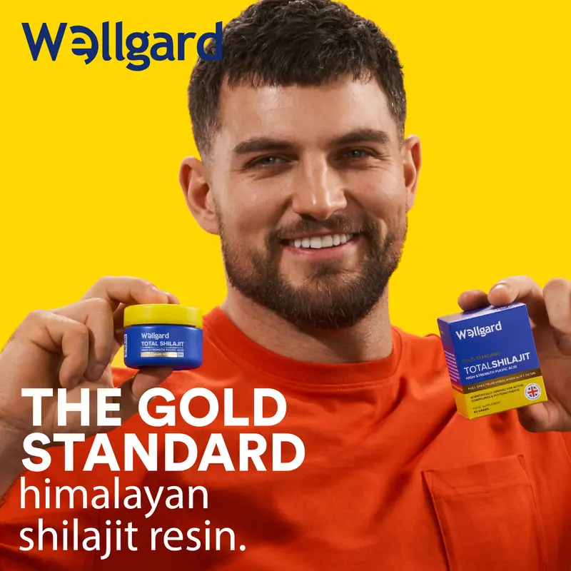 Wellgard Total Shilajit Resin Fulvic Acid 50 Grams, Himalayan Shilajit Resin, Natural Shilajit Gold, Shilajit Supplements 1