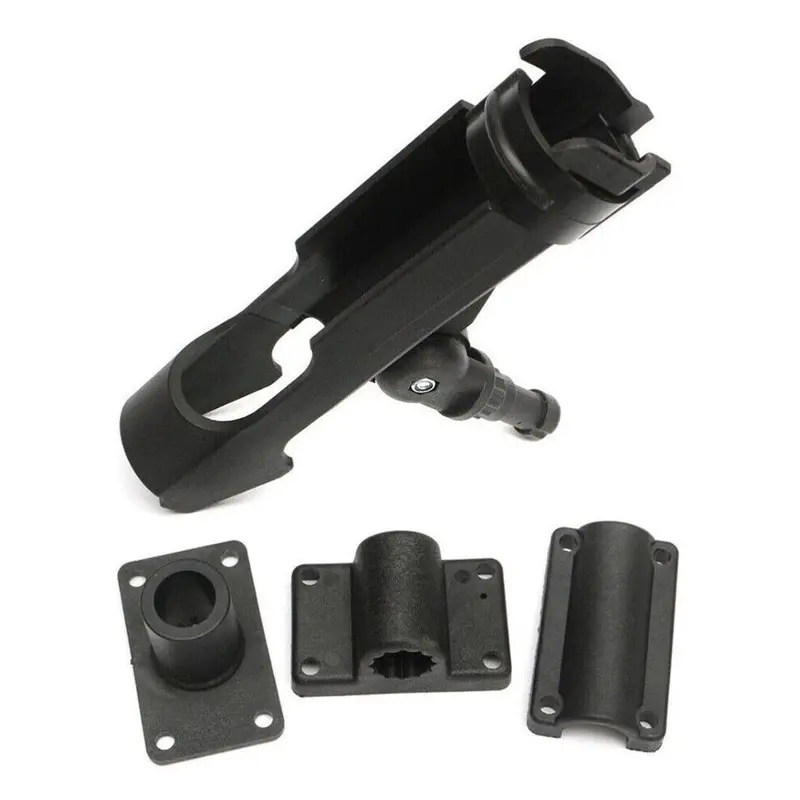 2pcs Adjustable Fishing Rod Pole Mount Stand Bracket Holder For Kayak Canoe Boat 8
