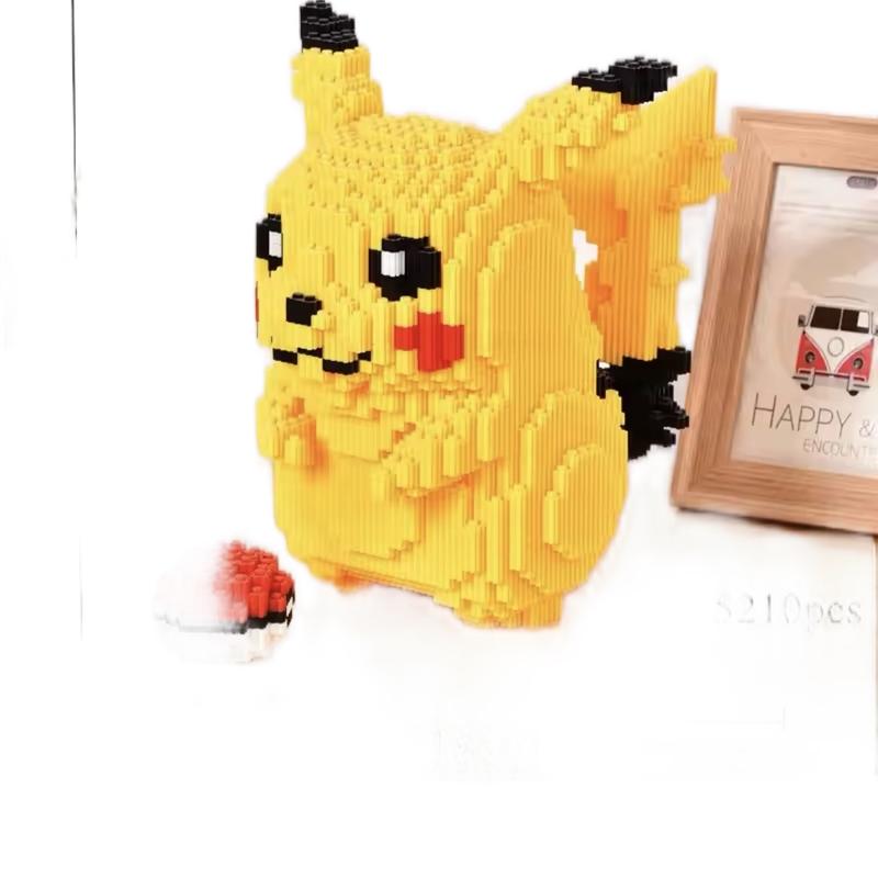 Pikachu Diamond Micro Building Blocks Games Model Mini Bricks Figure - 5210pcs 1