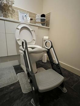 Product Review of Straame | Children's Toilet Ladder | Seat Adjustable | Height Step-Stool | Easy to Install | Cushioned Toilet Seat | Bathroom Aid | Toddler Training | Portable Design | toiletseat from d**e 0