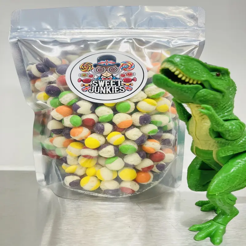 Choose from our very own freeze dried selection Freeze Dried Skittles, Freeze Dried Milky Way Freeze Dried Squashies Etc fantastic sweets and candy to snack on custom choice Bonbon Nata sweet candy bonbon freeze dried 6