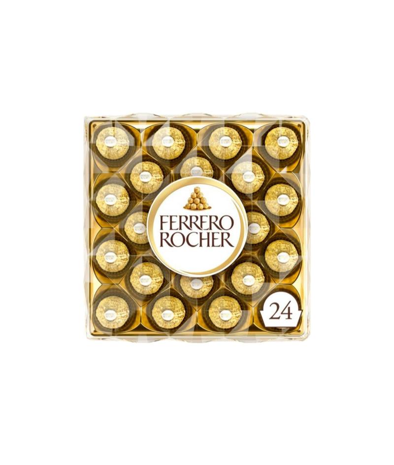 Product Introduction of Ferrero Rocher T24 Chocolate Box with  Pieces of Smooth Melting Milk Chocolate Hazelnut  - Bonbon 22