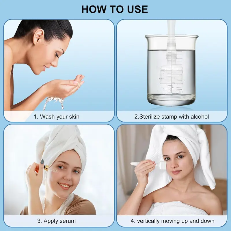 Derma Stamp, Professional Microneedling Stamp 0.25 mm, DermaStamp for Men Women Home Use 4