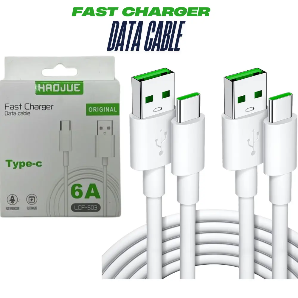 6A USB C Charger Cable, 100 W Type C Charger Cord, High Speed C Type Data Syncing Cord, USB A To USB C Fast Charger Lead Compatible With All Type C Supported Devices