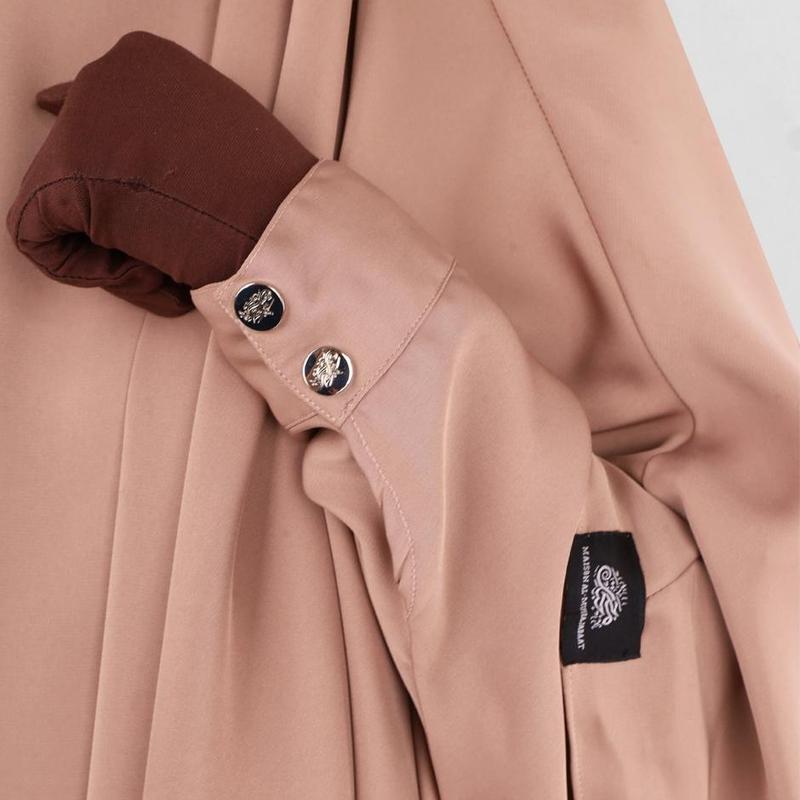 Bisht Abaya with Snap Buttons - More Colours - Womens Prayer Dress Zipper Pockets Wudu Friendly Abaya 48 to 64 Modest Fashion Women’s Islamic Clothing 1