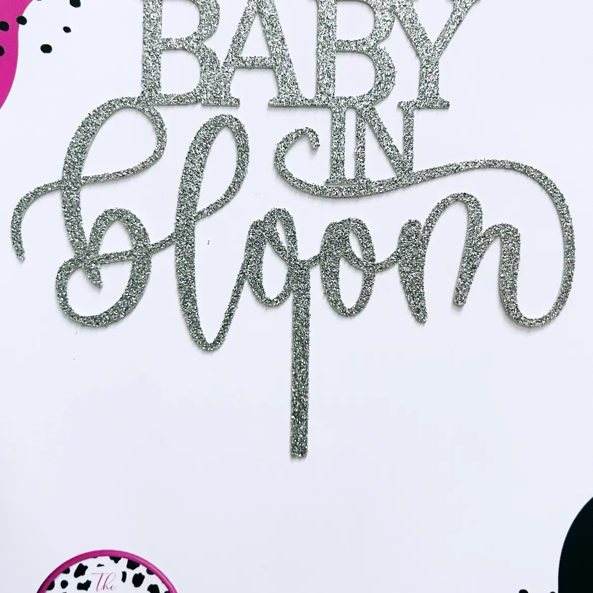Baby in Bloom Cake Topper for Baby Shower and Gender Reveal - Ornaments, Decor