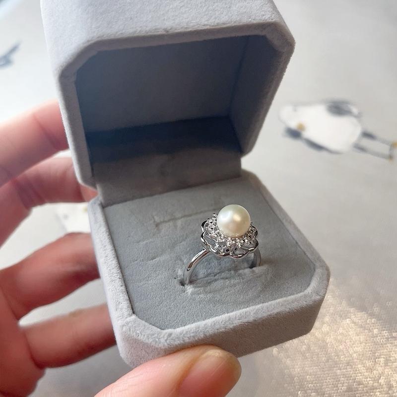 925 Silver Vintage Natural Pearl Spinning/ Anxiety Ring/ Meditation/ Mindfulness/ Birthday/ Aniversary/ Wedding/ Friendship gift 7