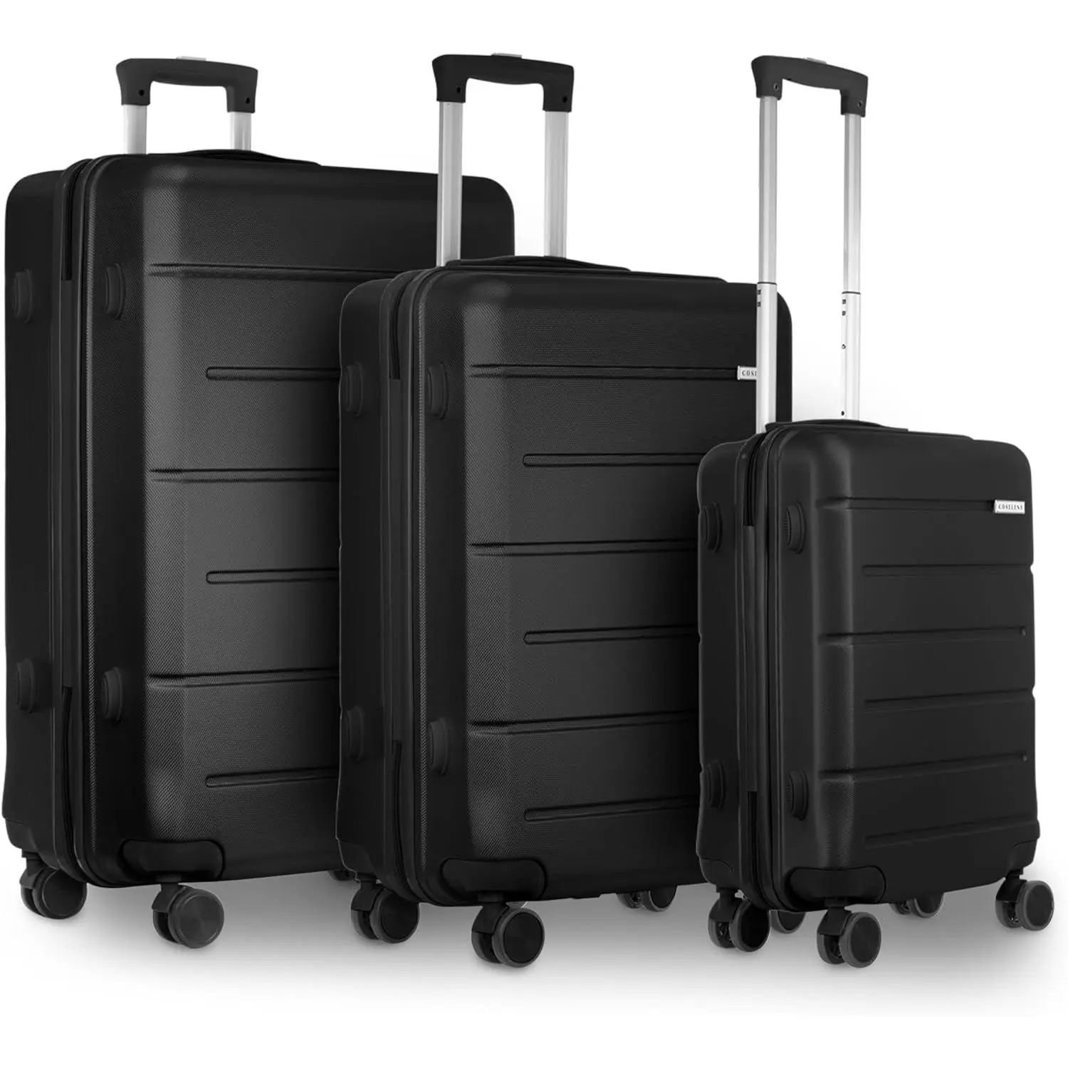 COSELENA Coselena 3 Piece Hard Case Luggage Set