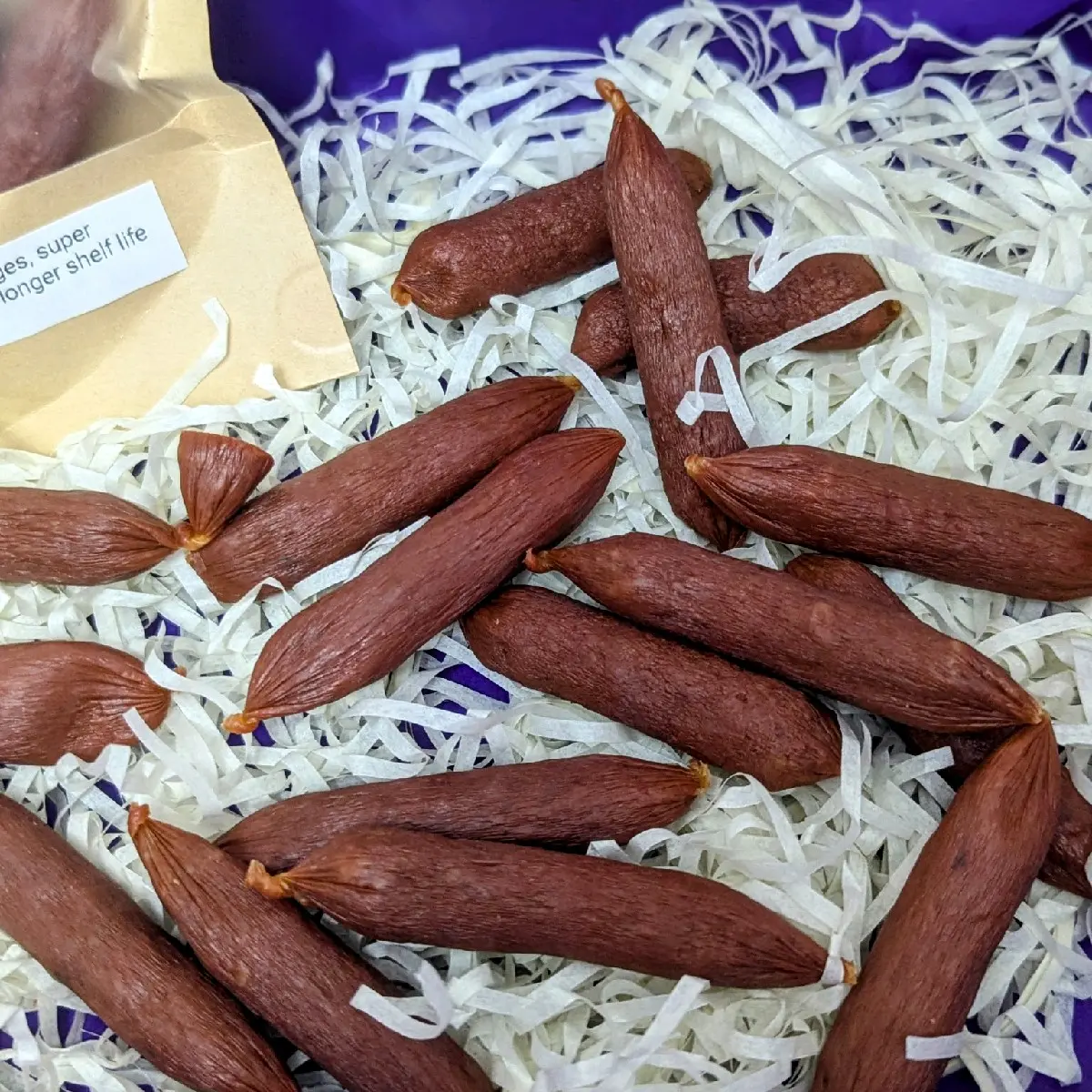 Healthy Doggie Sausages with Pork, Beef, and Chicken - Perfect for Fido's Snacks