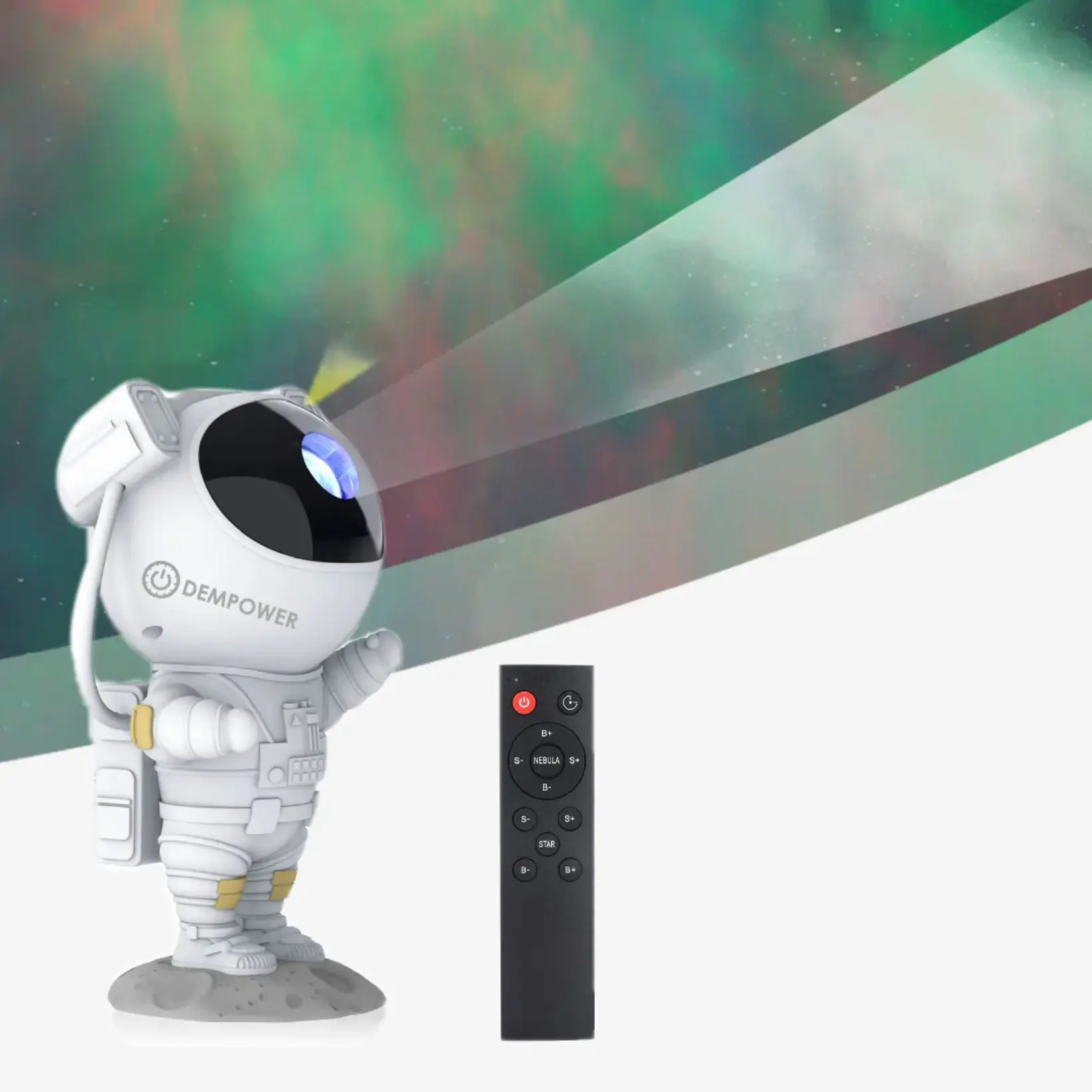 Astronaut Themed Projector Night Lamp With Remote Control, Night Light, Lighting For Home Bedroom Living Room