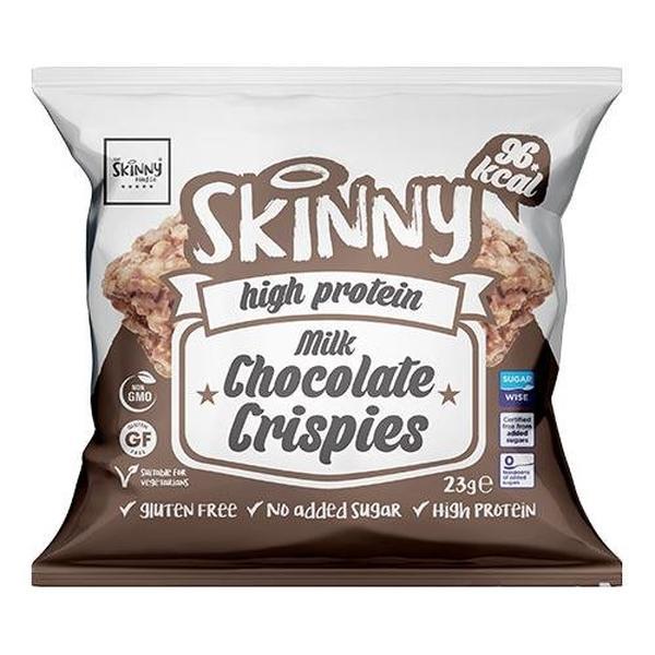 Milk Chocolate Low Sugar Low Calorie Skinny Crispies - 23g 0