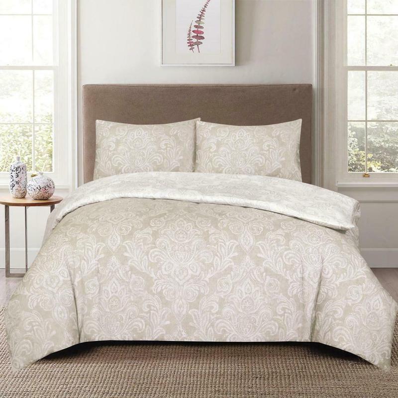 Luxury Printed Duvet Quilt Cover with Pillowcase Single Double Super King Size Bedding Set 1