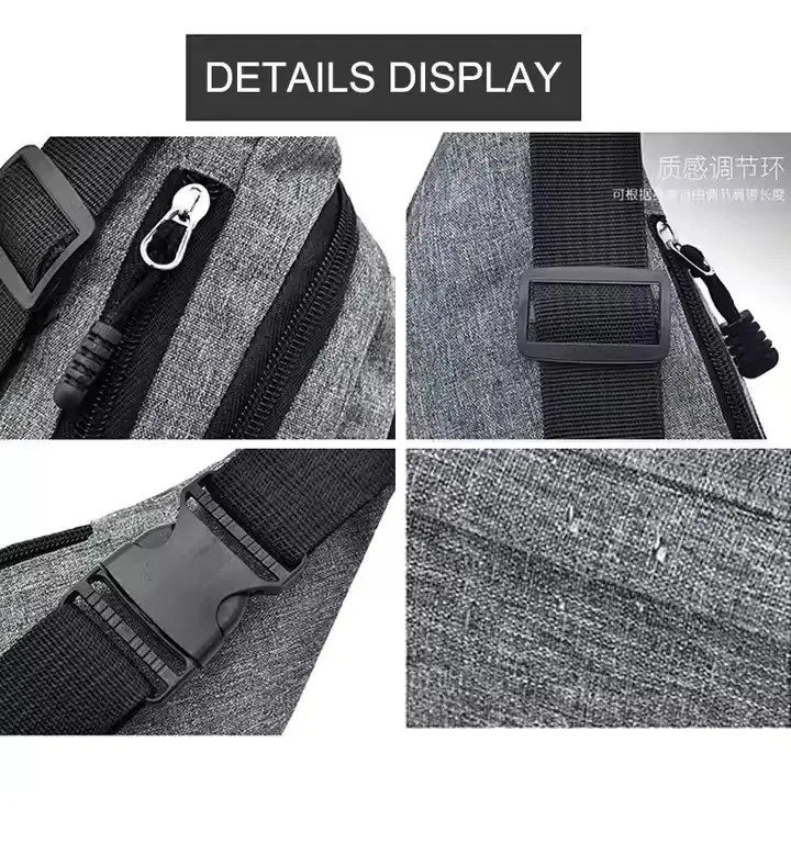 Multifunctional Waist Bag, Men & Women, Wear-resistant Scratch-resistant Crossbody Waist Pack, Portable Waist packs  for Travel Walking Running Hiking Cycling 5