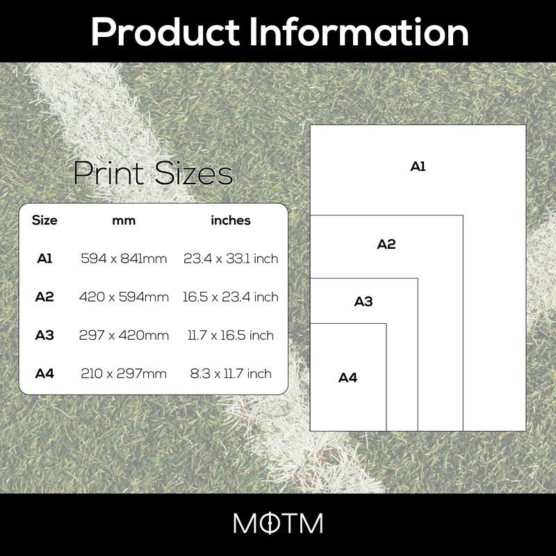 Roy Keane Legend Stats Football Print 4