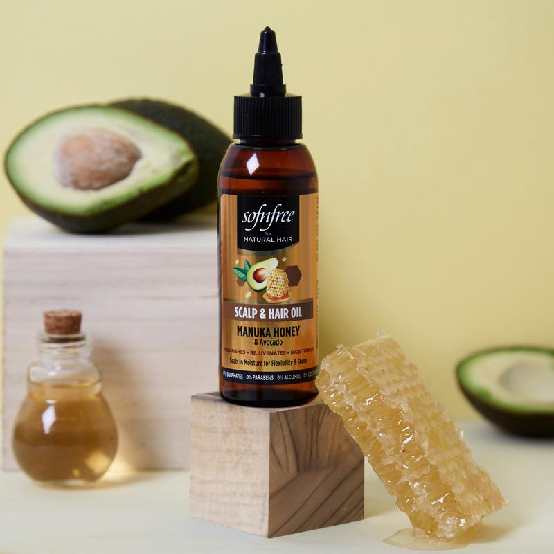 Scalp & Hair Oil with Manuka Honey & Avocado 2