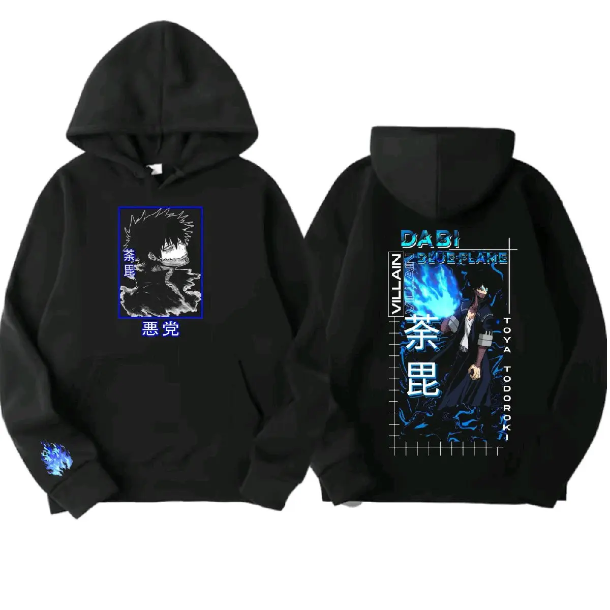 Dabi Toya Todoroki MHA my hero academia Anime hoodie, cotton pullover, unisex , high quality
