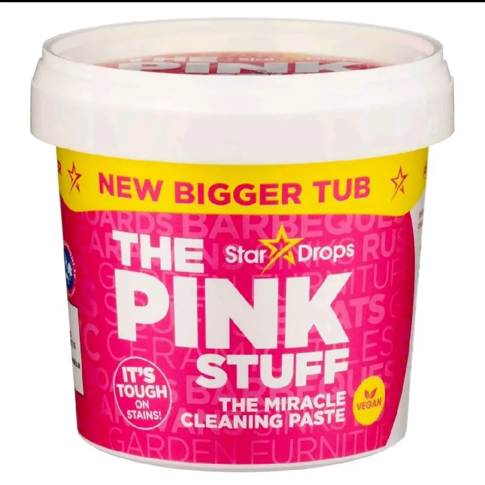 The Pink Stuff Miracle Cleaning Paste 850g - Multi-Purpose Cleaner for Kitchens, Bathrooms, and More - Perfume, Household, Fragrance, Cloth, Soap