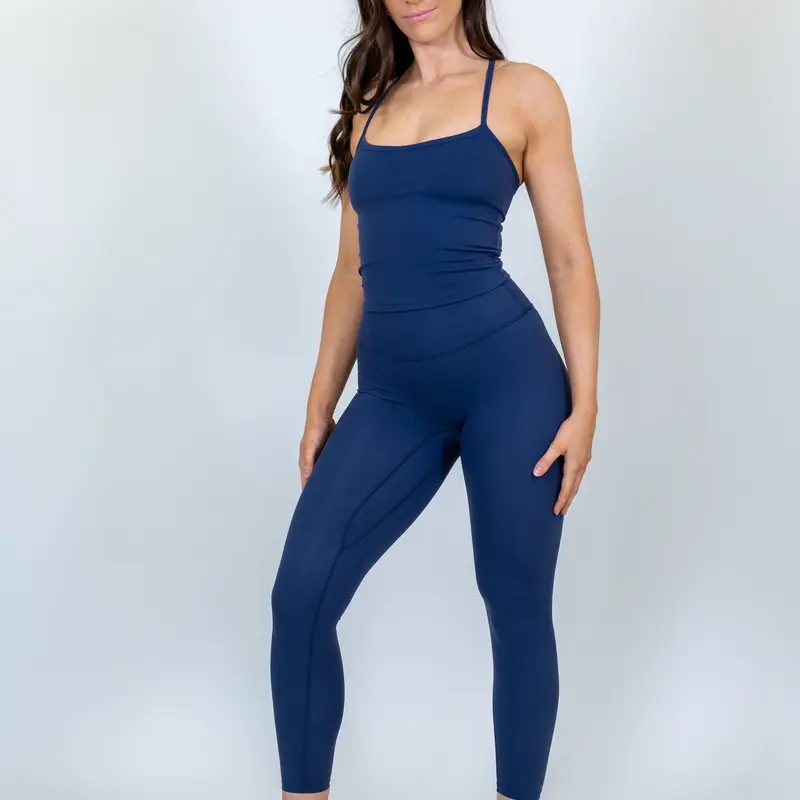 Everyday Core Tank Top with Built In Bra Breathable Crop 6