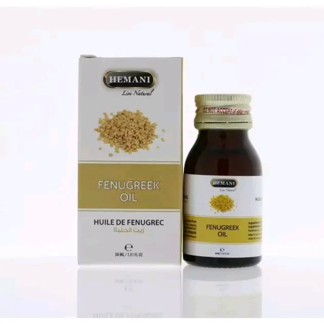 Hemani Fenugreek Oil - Natural Herbal Cold Pressed Essential Oil, 30ml