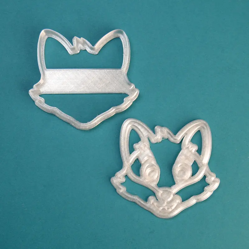 Fox - 2pc Combo Cutter for Cookies, Cakes, Sugarpaste, Fondant 1