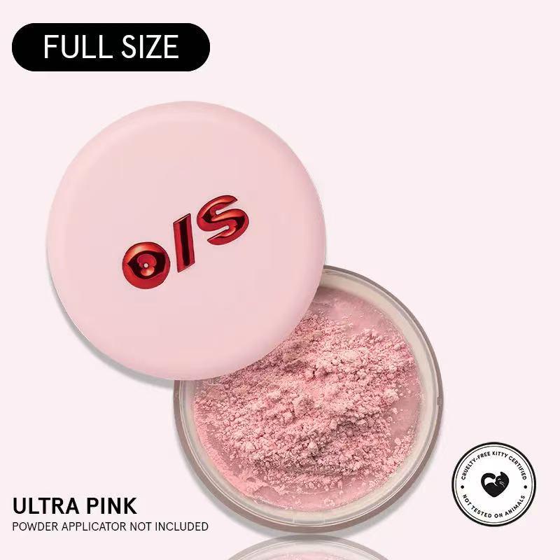 Product Introduction of ONESIZE Pure Desire and Atmosphere Makeup Loose Powder Blush Set with Puff - Ultra Pink No.1 - 10g 3