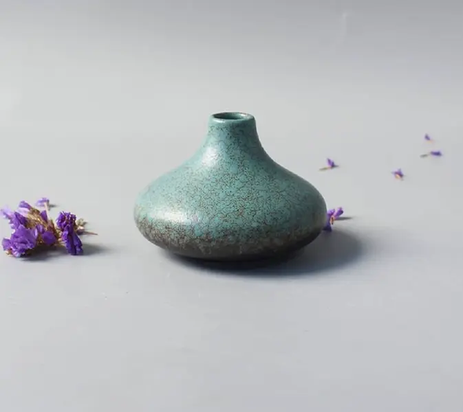 [Japanese Style] Handmade Vase | 1pc | Ceramic | Retro Zen Style | Tabletop Flower Arrangement | Hydroponic