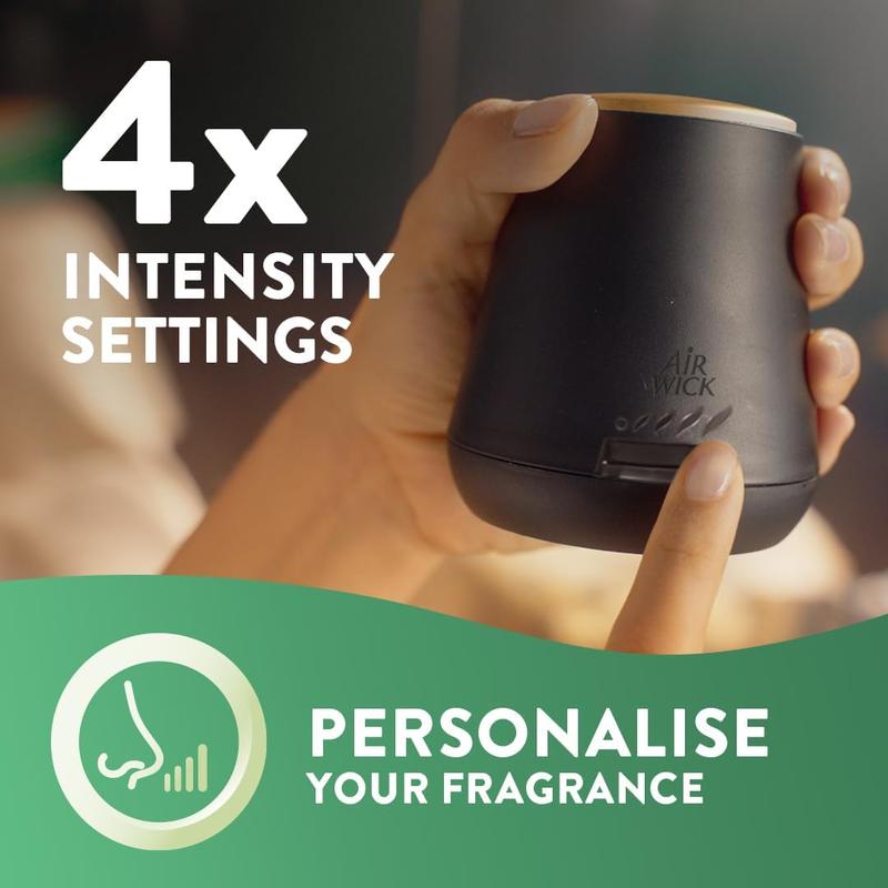 Air Wick Essential Mist Refills, Peony & Jasmine, Pack 3 x 20 ml, Natural Essential Oils, Last up to 135 days, Air freshener Aroma Floral Fragrance Scent Set Burst Room Scented 5