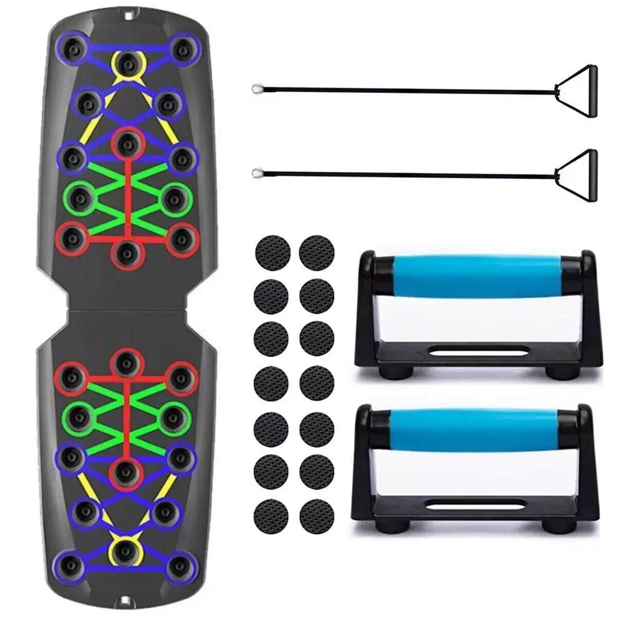 Push Up Rack Board 12in1 Fitness Workout Train Gym Muscle Exercise Pushup Stand