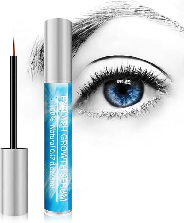 Eyelash Growth Serum, Lash Serum Eyebrow Enhancer and Eyelash Serum for Growth and Thickness, Eye Lash Serum to Growth Longer, Fuller, Stronger