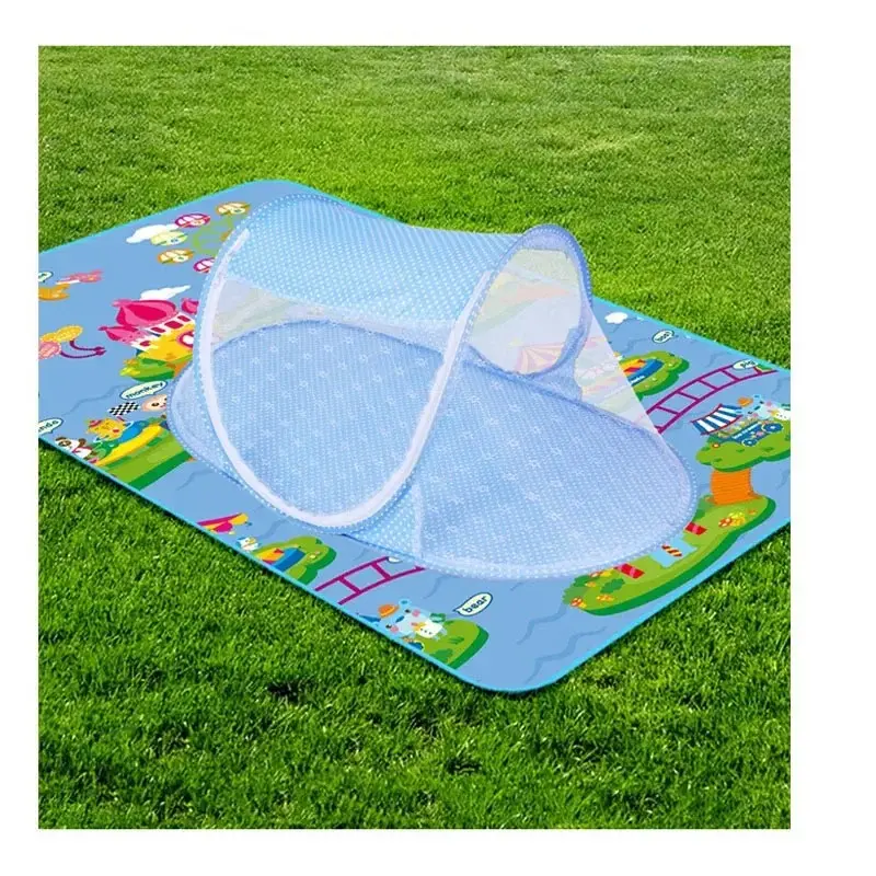 Portable Foldable Baby Netting Polyes Newborn Sleep Bed Travel Baby Mosquito Nets Travel Bed Netting Play Tent Children - 0-3 Years 2