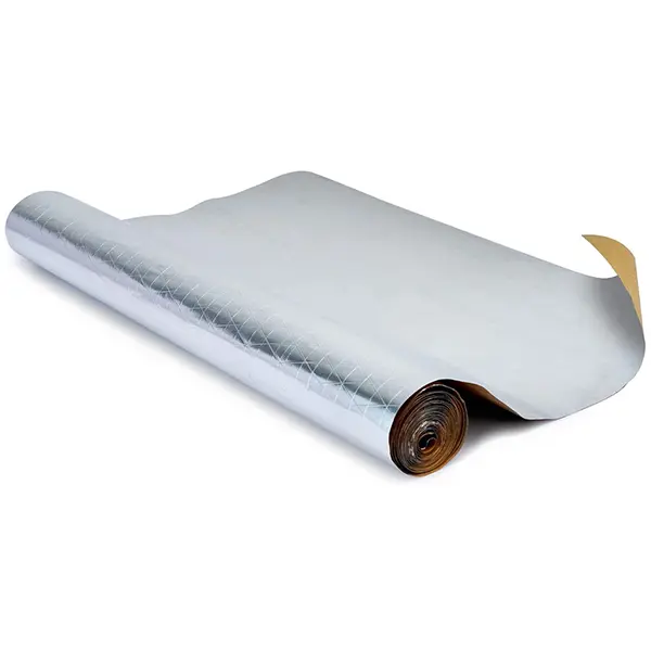 Besto Heat Reflective Radiator Foil Insulation Roll - Two Rolls of 5mx50cm - 1mm Thick Radiator Reflector Foil with 48 Self-Adhesive Pads, Saves Heat, Energy, & Money - Easy Apply Radiator Reflector Panels