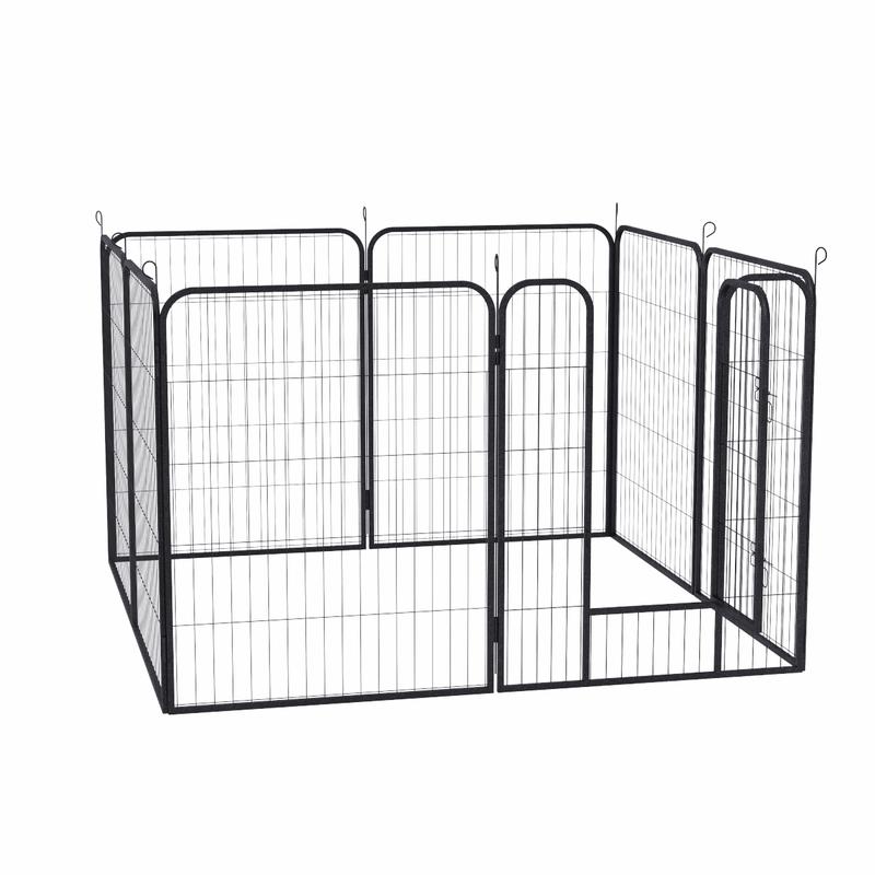 Sundaze Dog Playpen 8 Panel Foldable Cat Puppy Exercise Pen Heavy-Duty Indoor/Outdoor Pet Furniture  Enclosure Run Cage Dogcrate Furniture 4
