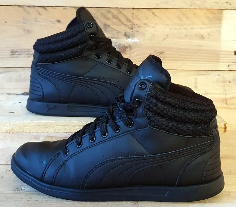 Puma Ikaz V2 Mid Leather Trainers/Boots 363713 02 Black UK5.5/US8/EU38.5
